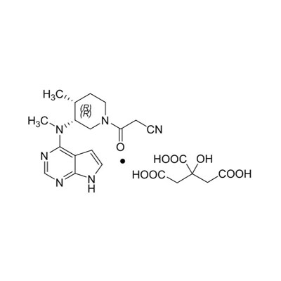 (3R,4R)-4-metil-3-(metil-7H-pirolo[2,3-d]pirimidin-4-ilamino)-b-okso-1-piperidinpropannitril: 2-hidroksi-1,2,3- propantrikarboksilat