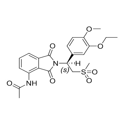 (+)-N-［2-［1(S)-(3-etoksi-4-metoksifenil)-2-(metilsulfonil)etil］-1,3-diokso-2,3-dihidro-1H-izoindol-4 -il］acetamid