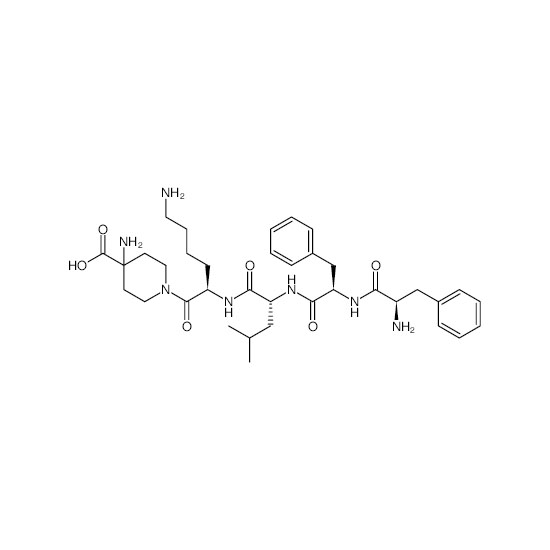 1-(D-fenilalanil-D-fenilalanil-D-levcil-D-lizil)-4-aminopiperidin-4-karboksilna kislina